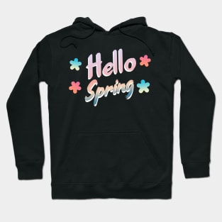 Hello Spring Colorful dark ver. Hoodie